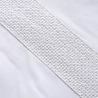 Σετ Παπλωματοθήκη 3τμχ Hauz Vegan Silk 260X250 White